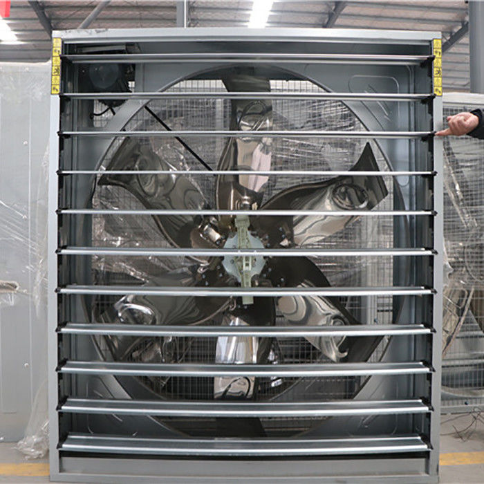 Trang trại gà gia cầm 1.1KW Hệ thống kiểm soát khí hậu Quạt thông gió áp suất