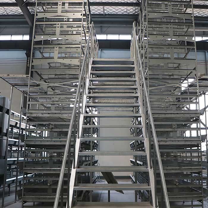 4/5/6/8 Lớp H Lớp gà Lớp lớp Chuồng 120 * 60 * 70 Cm